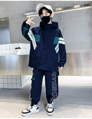 WZ261124-8 ترينج ستان قطعتين ( جكيت + بنطلون) ربيعي صيفي خريفي