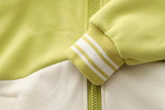 طقم ولادي قطن تقيل خريفي ربيعي 4 قطع ( جكيت + بلوزة + بنطلون + شنتة )SSN040924-39