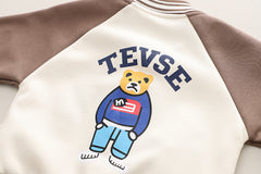 RM0608-15 طقم ولادي 3 قطع ( بلوزة + جكيت + بنطلون جينز )