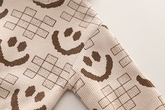 SSX220824-60 طقم ولادي شتوي تقيل مبطن فرو بالكامل قطعتين ( بلوزة + بنطلون)