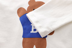 طقم ولادي قطن تقيل خريفي ربيعي 4 قطع ( جكيت + بلوزة + بنطلون + شنتة )SSN040924-39