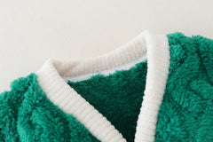 SSX220824-47 بجامة تقيلة جدا بناتي خامة ممتازة غسيل ولبس قطعتين ( جكيت + بنطلون)