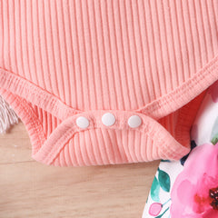 EU120424-18 طقم رومبير قطعتين ( تبان + بنطلون + بندانة )