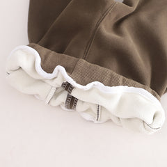 SSX220824-26 طقم ولادي شتوي تقيل مبطن فرو بالكامل قطعتين ( بلوزة + بنطلون)