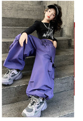 RM150424-11 طقم بناتي كاجول قطعتين( بلوزة + بنطلون )