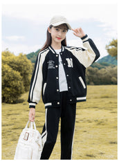 RM090424-28 طقم سبورت بناتي قطعتين ( جكيت + بنطلون )