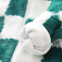 SSX220824-28 كبود بناتي ولادي مبطن مع حقيبة فرو ومبطن فرو تقيل