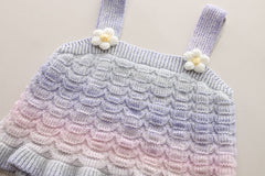 SSN040924-46 طقم جينز بناتي خريفي ربيعي 3 قطع ( بلوزة صوف + بلوزة قطنية + بنطلون جينز )