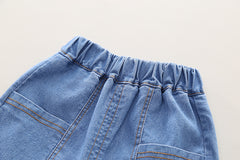 SSX220824-74 طقم صيفي قطعتين ( بلوزة + شورت)