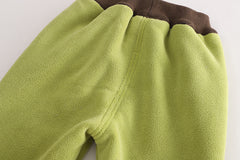 SSX220824-40 طقم ولادي شتوي تقيل مبطن فرو بالكامل قطعتين ( جكيت+ بنطلون)