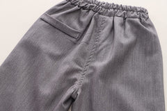 SSX220824-127 بدلة 3 قطع ( قميص + فست+ بنطلون)