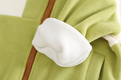 SSX220824-48P طقم ولادي شتوي تقيل مبطن فرو بالكامل قطعتين ( بلوزة + بنطلون)