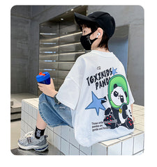 FU14042024-69 طقم ولادي قطعتين( بلوزة + شورت )