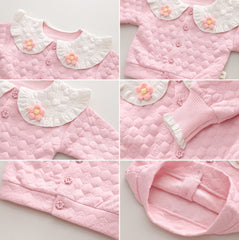 AO0508-64 طقم بناتي 3 قطع ( بلوزة + جكيت + بنطلون جينز )