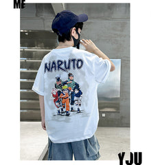 WZH301124-10 تيشيرت قطن أصلي ماركة ناروتو غسيل ولبس