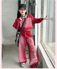 WZH191124-3 ترينج قطن قطعتين ( بلوزة + بنطلون)