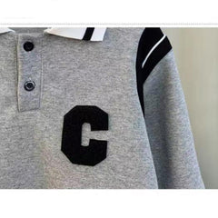 SSX220824-128 ترينج ولادي ربيعي قطعتين ( بلوزة + بنطلون)