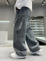 WZH301124-43 بنطلون جينز ولادي