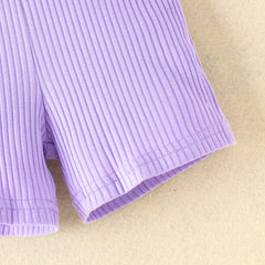 EU120424-50 طقم أفرهول بناتي مع جكيت جينز فخم