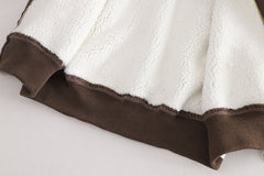 SSX220824-40 طقم ولادي شتوي تقيل مبطن فرو بالكامل قطعتين ( جكيت+ بنطلون)