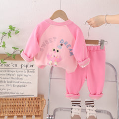 SSX220824-110 ترينج قطعتين قطن 100% (جكيت + بنطلون )