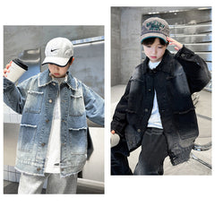 WZH301124-58 طقم  ولادي  جينز قطعتين ( جكيت + بنطلون)