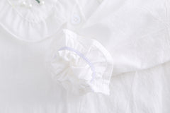 RM0608-21 طقم بناتي 3 قطع ( قميص + فست صوف مورد+ بنطلون جينز )