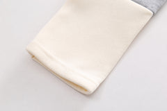 SSN040924-8B طقم شتوي بناتي قطعتين بطن فرو بالكامل ( بلوزة + بنطلون )