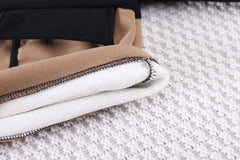 SSX220824-35 ترينج شتوي خريفي تقيل مبطن فرو قطعتين ( جكيت + بنطلون)