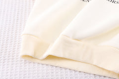 SSX220824-176 طقم قطني ولادي وبناتي قطعتين ( بلوزة + بنطلون ) خريفي ربيعي