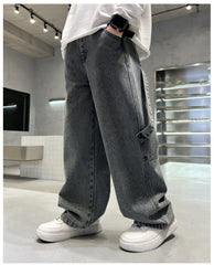 WZH301124-43 بنطلون جينز ولادي