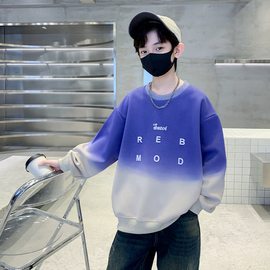 WZH301124-5 هودي ولادي قطن دافي