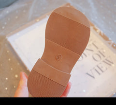 WDY260924-2 حذاء بناتي للأعياد والمناسبات مزين بالستراس