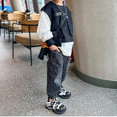 TTS240924-43 حذاء طبي مريح ماركة ضد الانزلاق