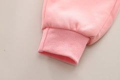 SSN040924-64 طقم بناتي ميكي قطن دافي خريفي ربيعي قطعتين ( بلوزة + بنطلون)