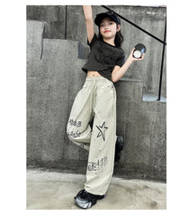 RM150424-9 طقم صيفي سبورت قطعتين ( بلوزة + بنطلون)