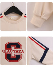 RM090424-10 بدلة قطنية رياضيه قطعتين ( بلوزة + بنطلون )