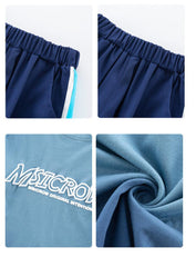 WZS040924-9 طقم ولادي صيفي قطني قطعتين (بلوزة + بنطلون)