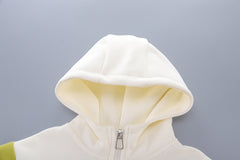 SSX220824-181 ترينج قطن دافي ربيعي خريفي قطعتين ( بلوزة + بنطلون)