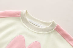 SSN040924-42  طقم ولادي قطن دافي خريفي ربيعي قطعتين (بلوزة + بنطلون )