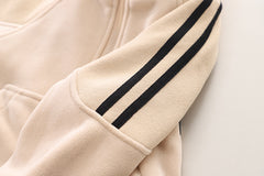 SSN040924-14 طقم شتوي تقيل مبطن بالكامل ( جكيت + بنطلون جينز مبطن )