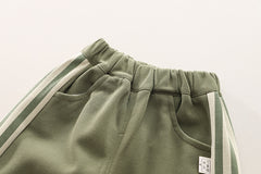 SSN040924-48 طقم تقيل خريفي ربيعي 4 قطع ( بلوزة + جكيت + حقيبة + بنطلون)