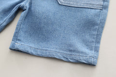 SSX220824-68 طقم ولادي قطعتين ( بلوزة + شورت)