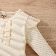 EU120424-25 رومبير ربيعي قطعتين ( افرهول + تنورة + ربطة رأس)