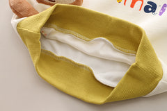 SSX220824-102 طقم قطن اصلي ربيعي خريفي قطعتين (بلوزة + بنطلون)