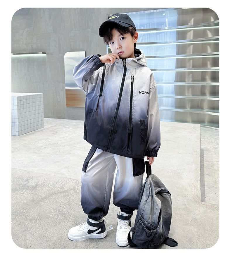 WZH301124-60  بدلة ربيعي صيفي خريفي ستان قطعتين ( جكيت + بنطلون)