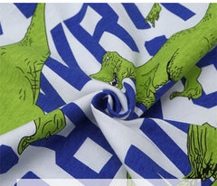 FU14042024-44 طقم ولادي صيفي ( بلوزة قطنية + بنطلون جينز + حزام وسط)