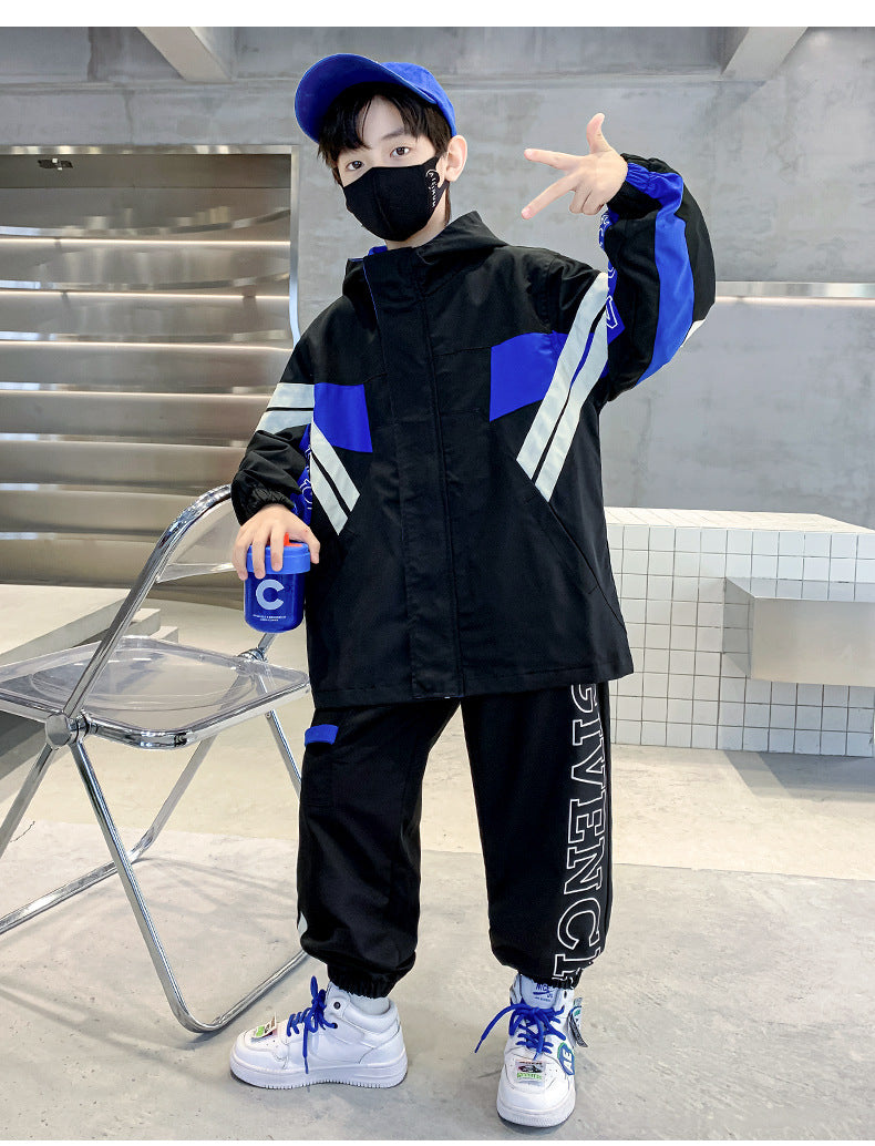 WZ261124-8 ترينج ستان قطعتين ( جكيت + بنطلون) ربيعي صيفي خريفي