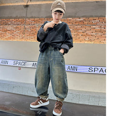 WZH301124-40 بنطلون جينز ولادي