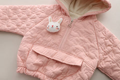 SSN040924-27 طقم بناتي شتوي قطعتين مبطن فرو بالكامل ( بلوزة + بنطلون)